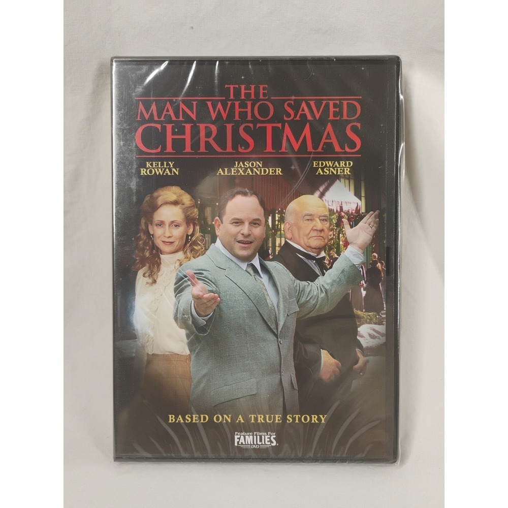 The Man Who Saved Christmas (DVD, 2008) Jason Alexander Edward Asner Kelly Rowan